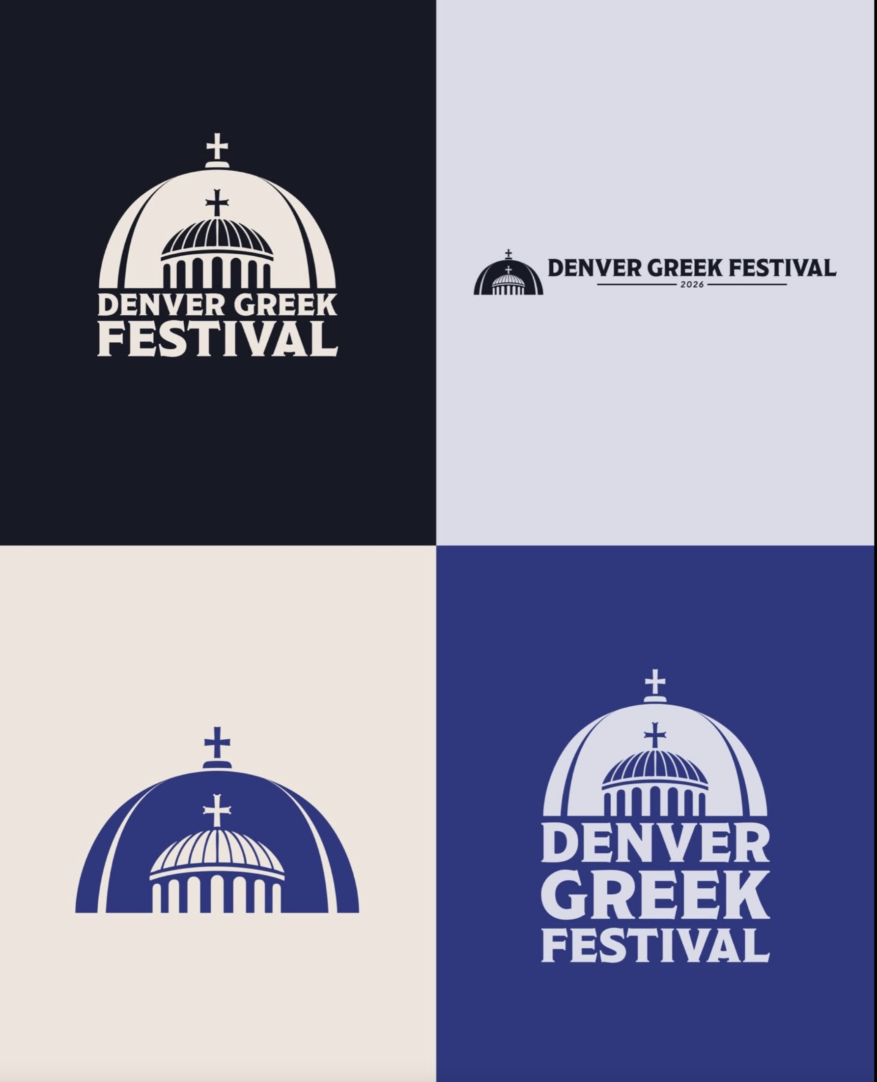 Denver Greek Festival — 60th Annual — 2026 · Logo & Identity — gallery image 3