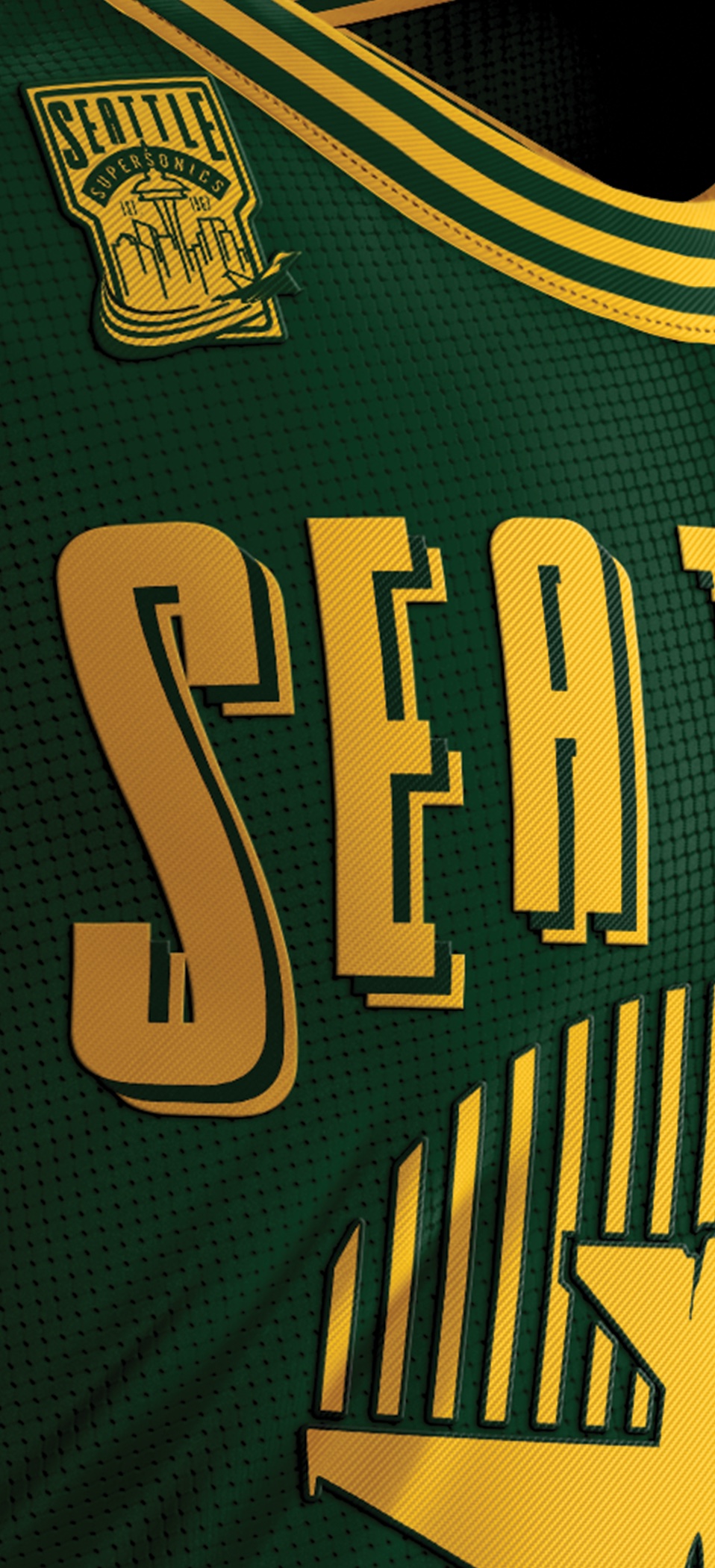Seattle SuperSonics — A Rebrand Case Study — Jersey System — gallery image 1