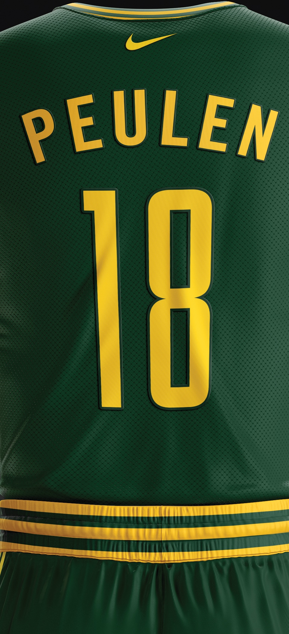 Seattle SuperSonics — A Rebrand Case Study — Jersey System — gallery image 3